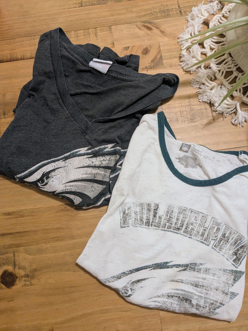 NFL Team Apparel Philadelphia Eagles Womens Tees Bundle | Size S/M |